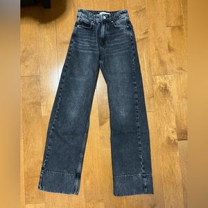 Zara Black Wide Leg Jeans